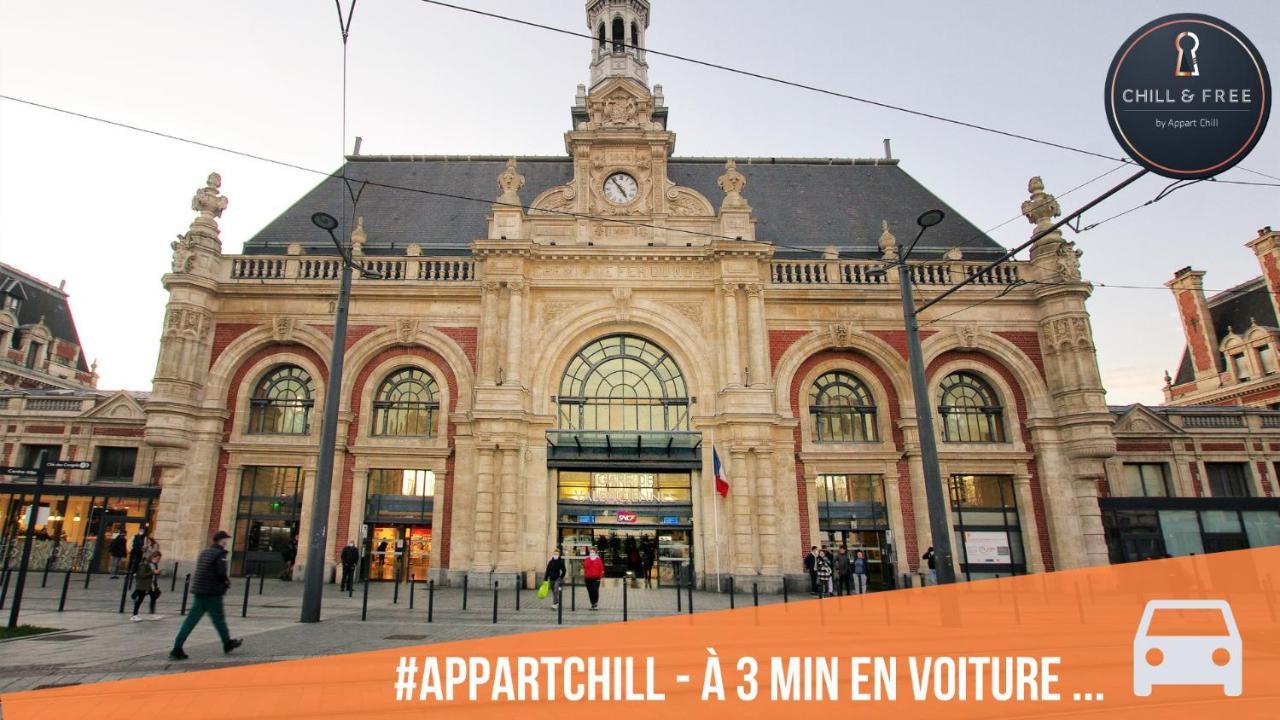 Appart Chill & Free - Proche Centre Valenciennes - Parking Gratuit Exterior photo